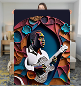 Starry Serenade Sherpa Blanket